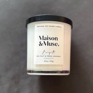 Maison & Muse Natural Soy Candle Sea Salt & Coconut
